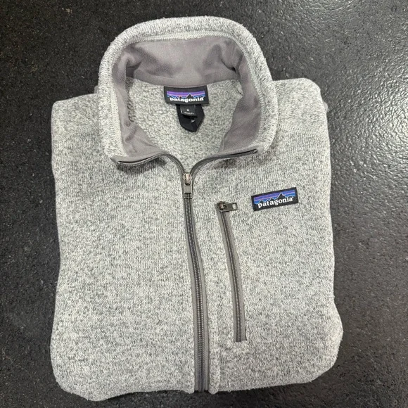 Patagonia Men’s Better Sweater Fleece Jacket – Medium – Gray (Stonewash) - Picture 4 of 16